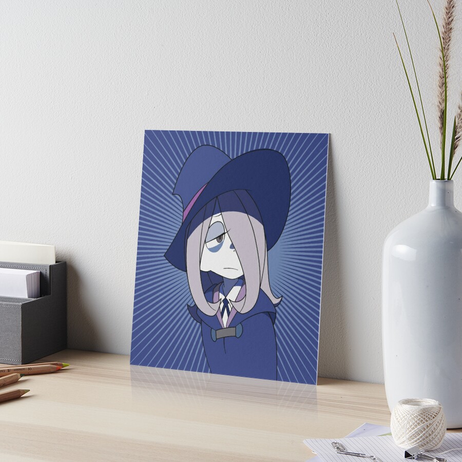 Little Witch Academia - Sucy Manbavaran Blue Background