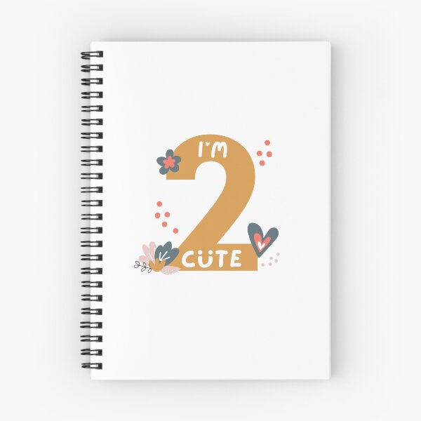 Item preview, I'm two cute, 2nd Birthday Adorable, 2 Years Old Boys and Girls Gift designed and sold by singRsong.