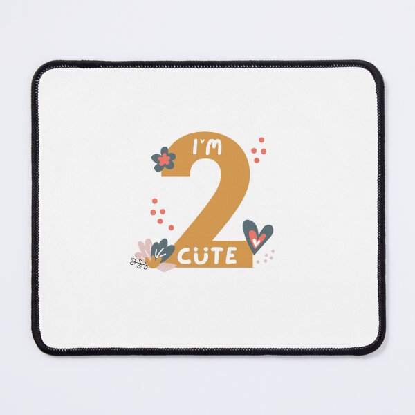 Item preview, I'm two cute, 2nd Birthday Adorable, 2 Years Old Boys and Girls Gift designed and sold by singRsong.