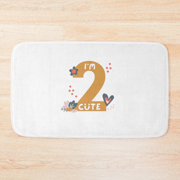 Item preview, I'm two cute, 2nd Birthday Adorable, 2 Years Old Boys and Girls Gift designed and sold by singRsong.