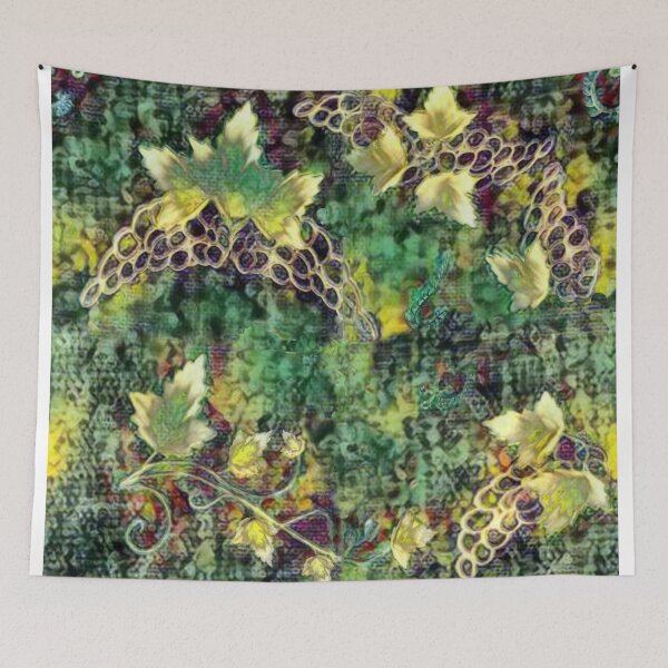Item preview, green grapes, berries, bunch , golden, atmospheric, trend  year, designed and sold by Maria Mihailova.