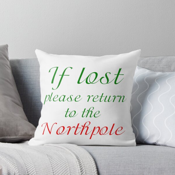 Item preview, IF LOST PLEASE RETURN TO THE NORTHPOLE designed and sold by Divertions.