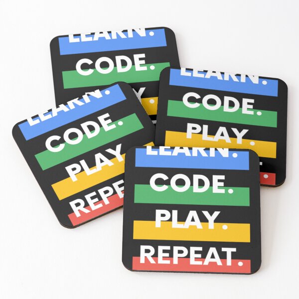 Item preview, Best Seller Learn. Code. Play. Repeat. For Programmers Essential T-Shirt designed and sold by DanielBock.