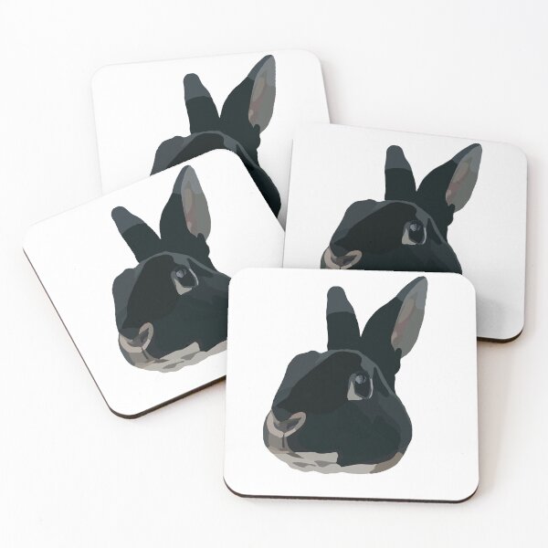Item preview, Cute Rabbit- Black Otter designed and sold by Lilystreet.