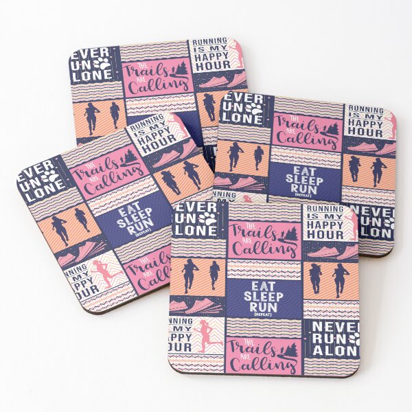 Item preview, Run girl eat sleep run pattern designed and sold by Mnightsa.
