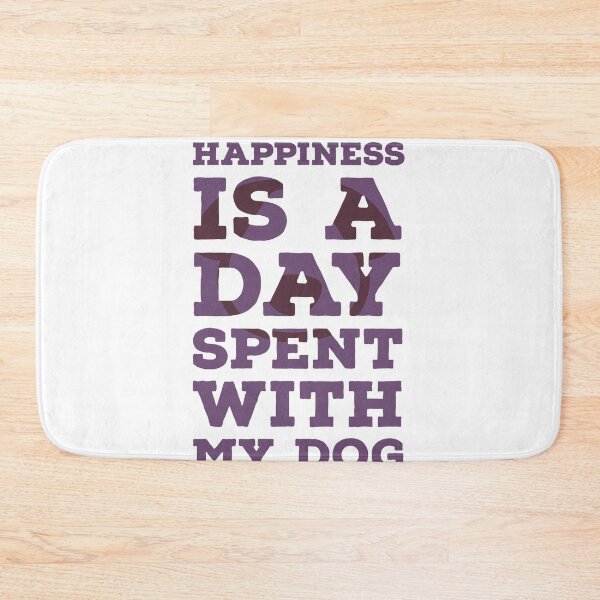 Item preview, Happiness is a day spent hiking with my dog designed and sold by derryshop.
