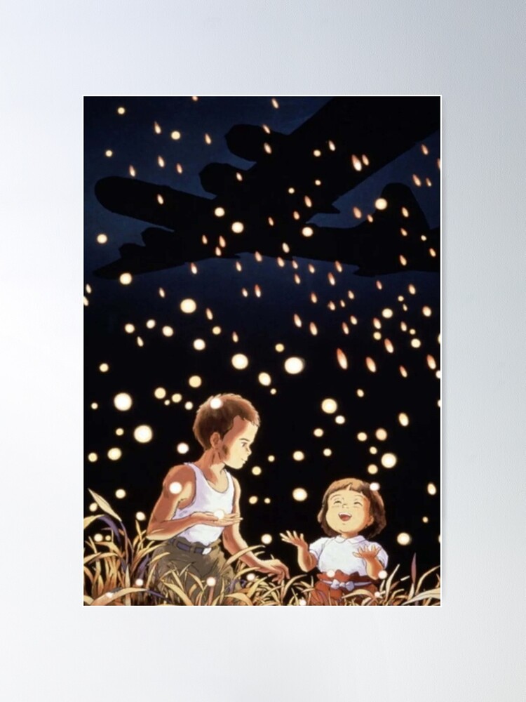 Grave of the Fireflies movie poster on Behance