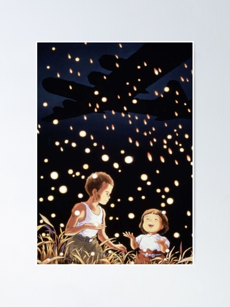 Studio Ghibli Poster : Grave of the Fireflies 2 : New (made in Japan)