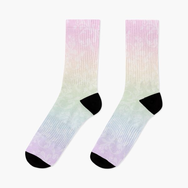 Item preview, Pretty Ombre Rainbow Pastel Damask Pattern  designed and sold by icandyshop.