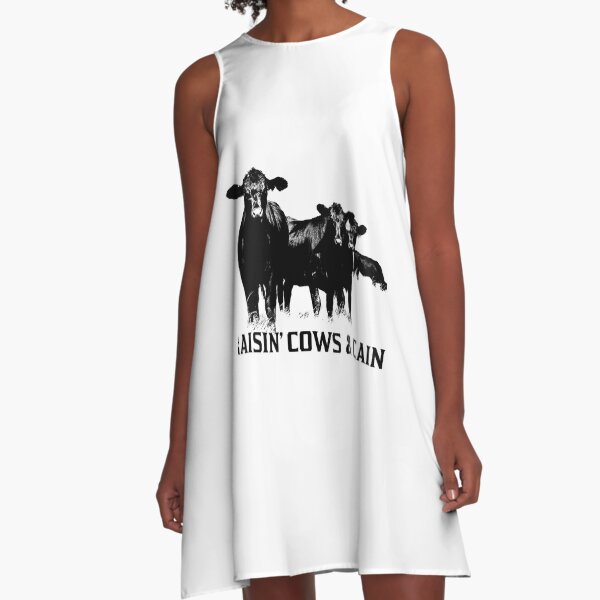 Raisin' Cows & Cain A-Line Dress