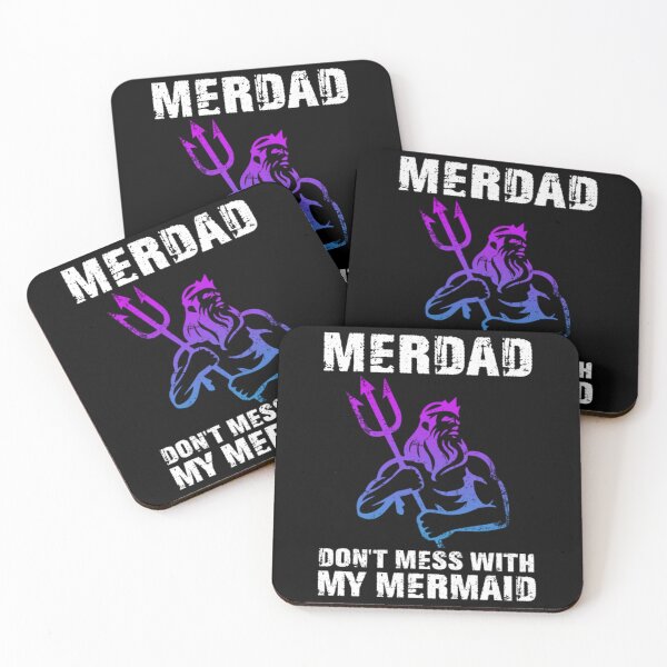 Item preview, Merdad Dont Mess With My Mermaid Dad T-ShirtMerdad Don't Mess With My Mermaid Dad designed and sold by TrusThekla.