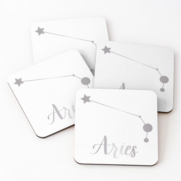 Item preview, Aries Zodiac Constellation in Silver designed and sold by Kelly Leung.