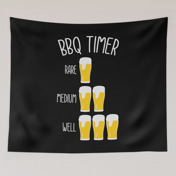 Item preview, BBQ Timer Beer Drinking Funny Grilling designed and sold by Urlan.