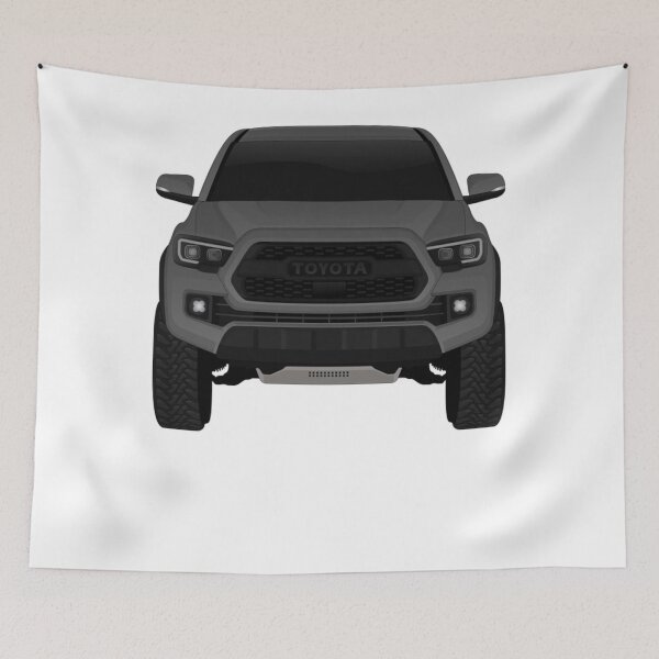 Aperçu de l'œuvre Toyota Tacoma GRIS FONCÉ créée et vendue par RomanceCult.