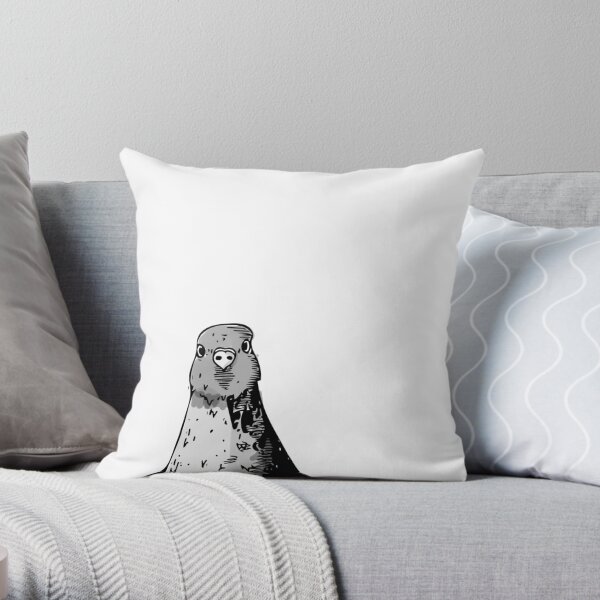 Dumb Birds Throw Pillow