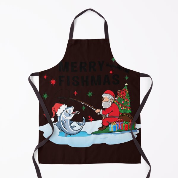 Item preview, Merry Fishmas Santa Funny Fishing Fish Santa Xmas designed and sold by HerbertKuhn112.