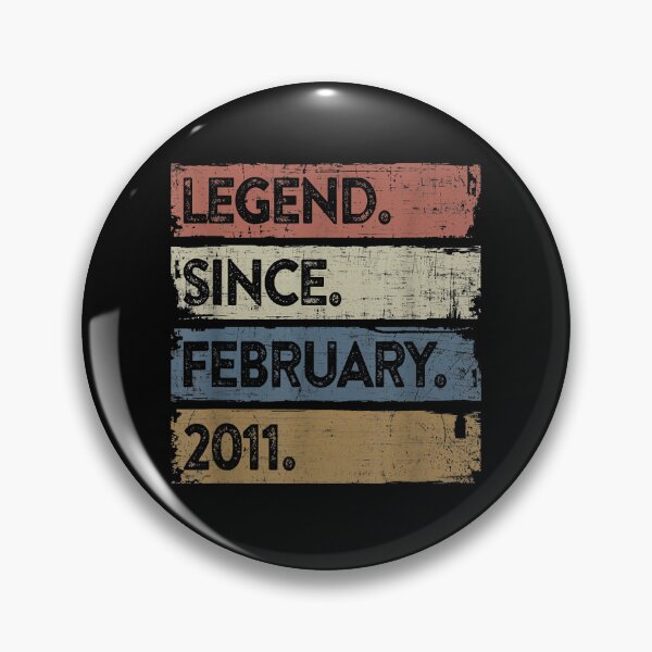 Item preview, Legend Since February 2011 12th Birthday 12 Years Old Boy designed and sold by PrincessBrogan.