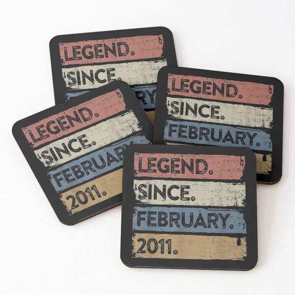 Item preview, Legend Since February 2011 12th Birthday 12 Years Old Boy designed and sold by PrincessBrogan.