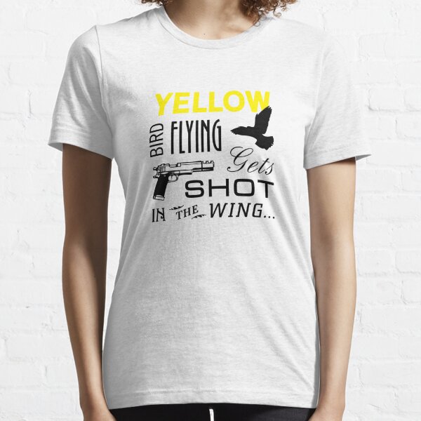 Yellow Bird Flying Essential T-Shirt