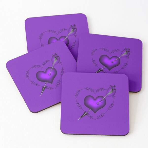 Item preview, Punk Love (Purple on Purple) designed and sold by PawsitiveMum.