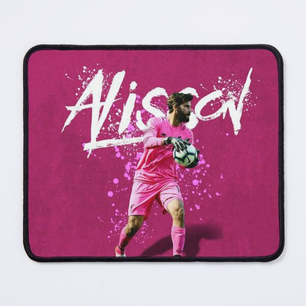 Download Alisson Becker Purple Liverpool Jersey Wallpaper