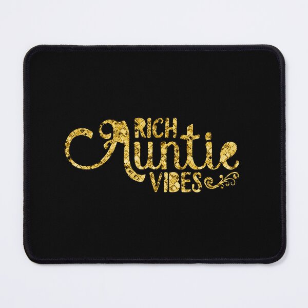 Item preview, Rich Aunty Vibes | Gold color typography designed and sold by The-Meraki-Man.
