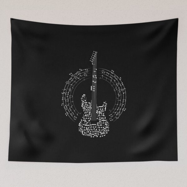 Item preview, Music notes guitar designed and sold by DerSenat.