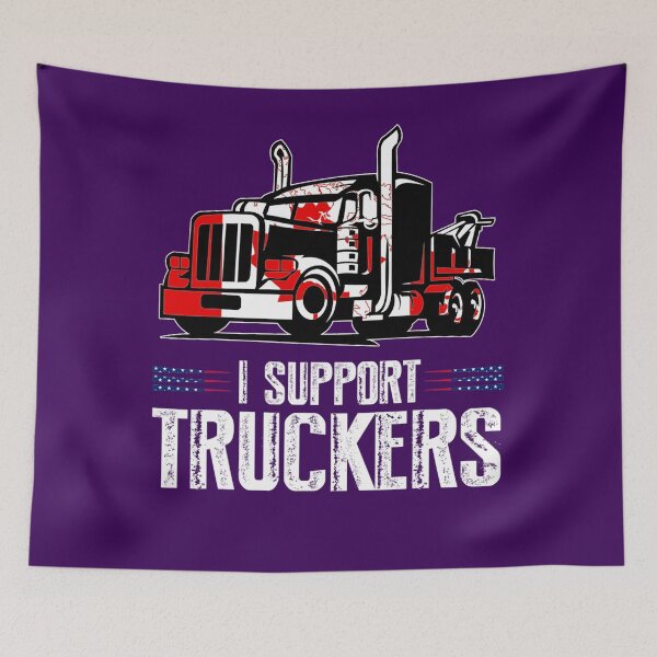 Item preview, Canada Freedom Convoy 2022 Canadian Truckers Support designed and sold by DaxuaVanes.