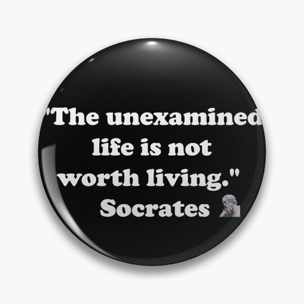 Item preview, The unexamined life is not worth living designed and sold by LargeShop.
