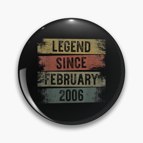 Item preview, Legend Since February 2006 16th Birthday 16 Years Old designed and sold by PrincessBrogan.
