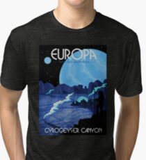 Europa Tourism Poster Tri-blend T-Shirt