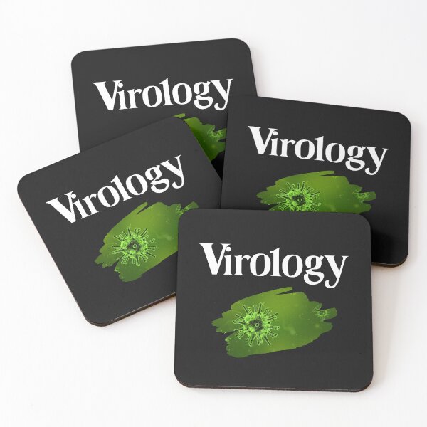 Item preview, virology science green viruses  designed and sold by miriamyk.