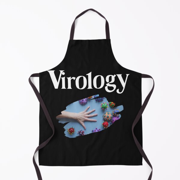 Item preview, Virology science green turquoise orange and purple viruses designed and sold by miriamyk.