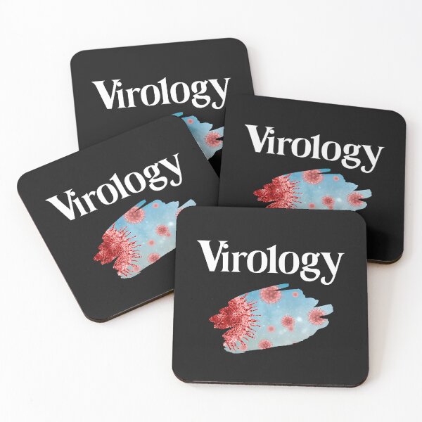 Item preview, Virology science red viruses  designed and sold by miriamyk.