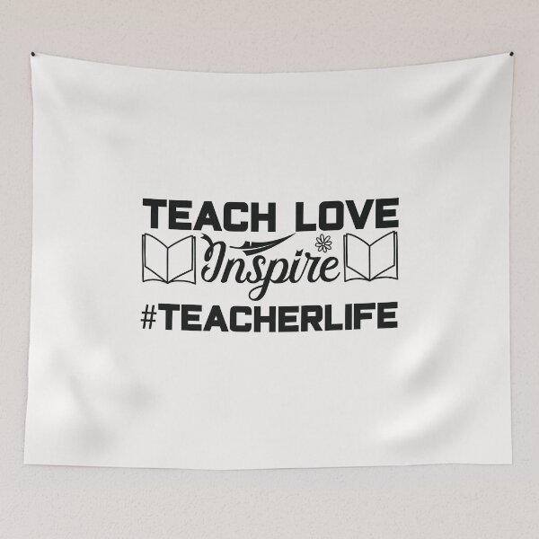 Item preview, Teacher Love Inspire #Teacherlife designed and sold by AuroraApparel.