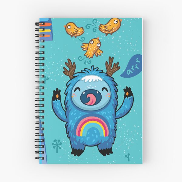 Item preview, Blue forest monsters designed and sold by PenguinHouse.
