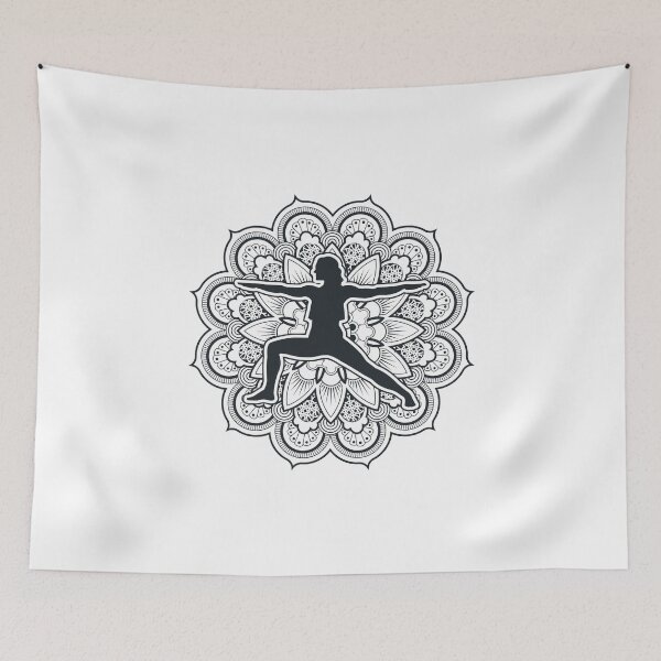 Item preview, Yoga warrior pose designed and sold by DerSenat.