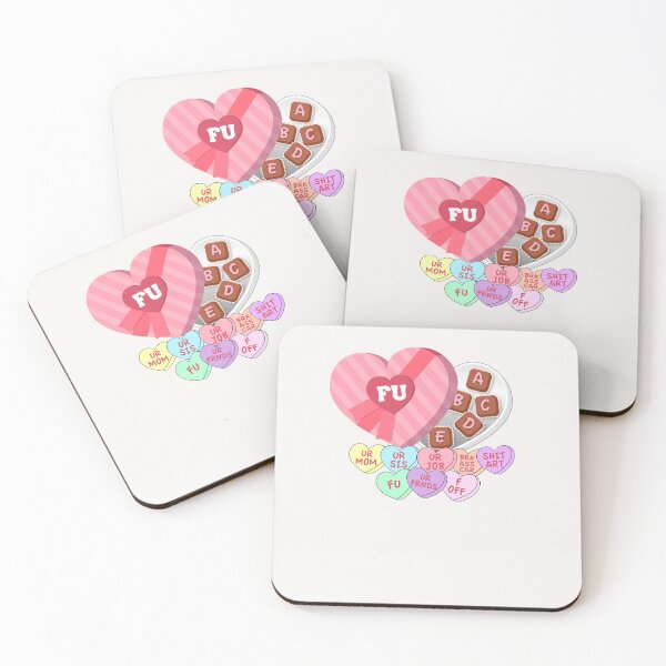 Item preview, ABCDEFU Candy Hearts designed and sold by EspenoyStore.