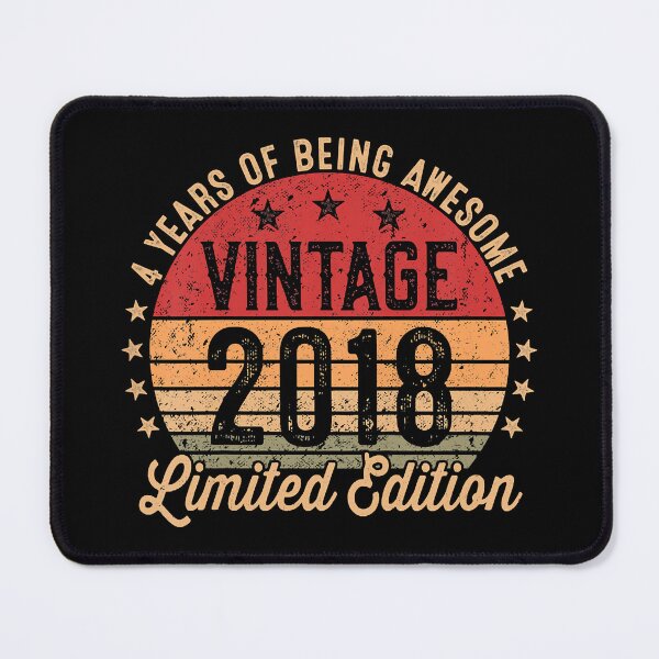 Item preview, 4 Years Of Being Awesome Vintage 2018 Limited Edition 4 Year Old 4th Birthday designed and sold by PrincessBrogan.