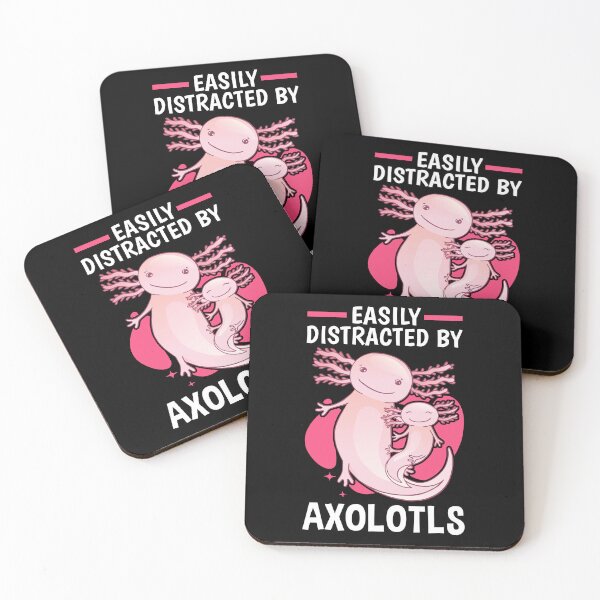 Item preview, Easily distracted with Axolotl Aquaristik Axolotl designed and sold by madgrfx.