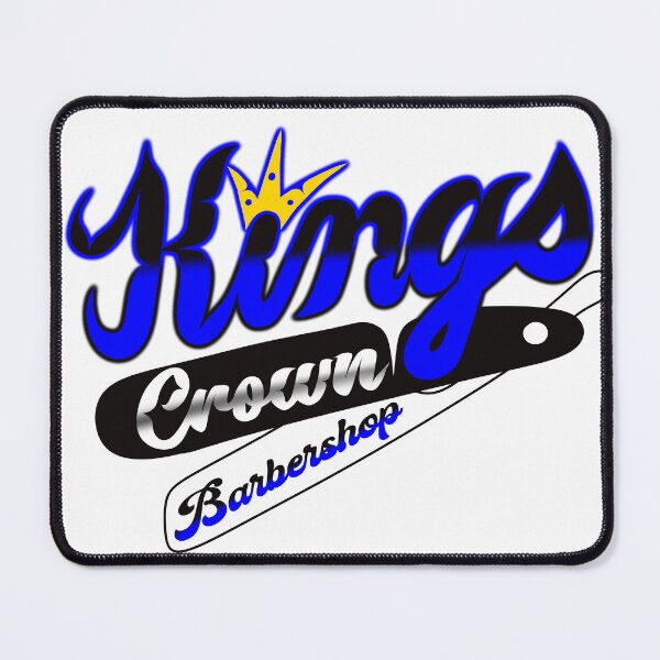 Item preview, Kings crown barbershop logo order designed and sold by SpeakthunderArt.