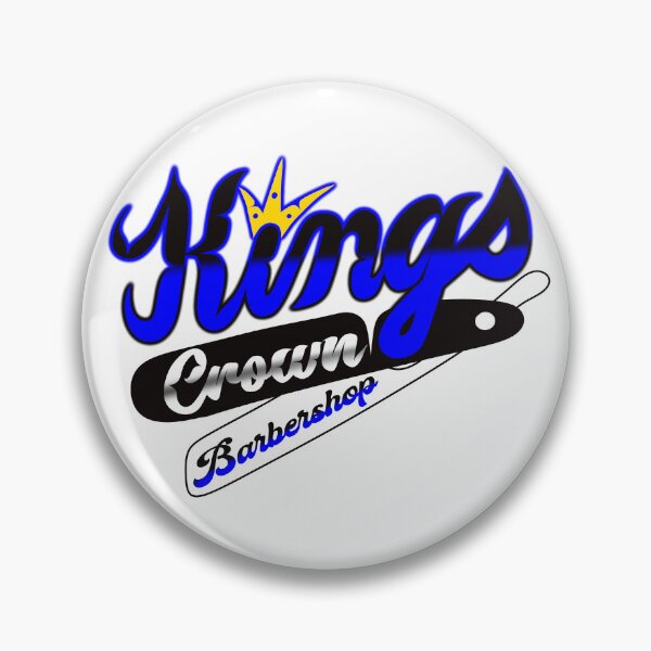 Item preview, Kings crown barbershop logo order designed and sold by SpeakthunderArt.
