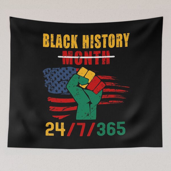 Item preview, Black History Month 24/7/365 African American designed and sold by Fabvity.