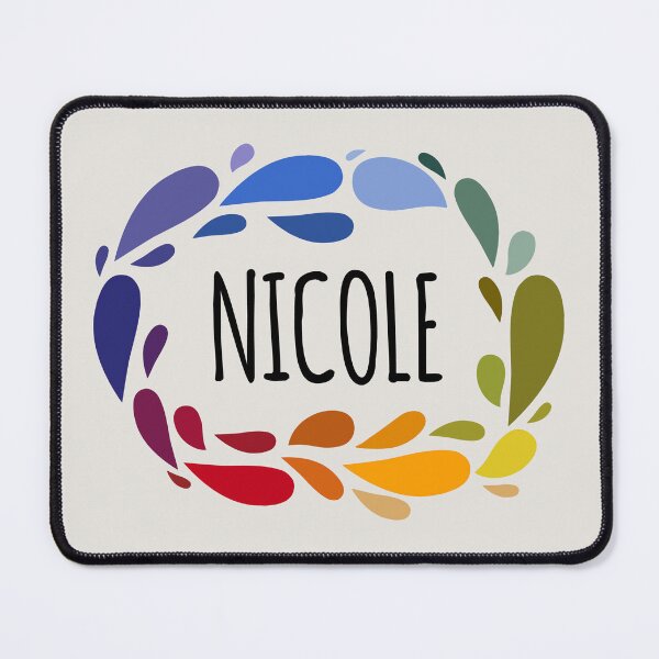 Item preview, Nicole Name Cute Colorful Gift Named Nicole designed and sold by kindxinn.