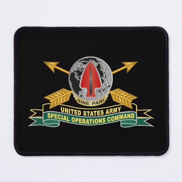 Item preview, Army - US Army Special Operations Command - DUI - New w Br - Ribbon X 300 designed and sold by Military Insignia Products.