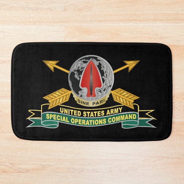 Item preview, Army - US Army Special Operations Command - DUI - New w Br - Ribbon X 300 designed and sold by Military Insignia Products.