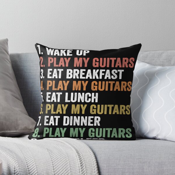 18x18 Multicolor Funny Straight Face Novelty Gifts Have An Ordinary Day Sarcastic Throw Pillow