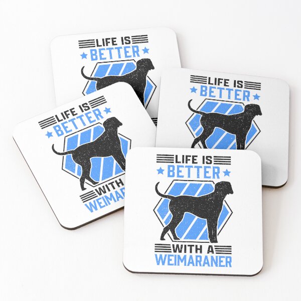 Item preview, Living with a Weimaraner Pointer Weimaraner designed and sold by madgrfx.