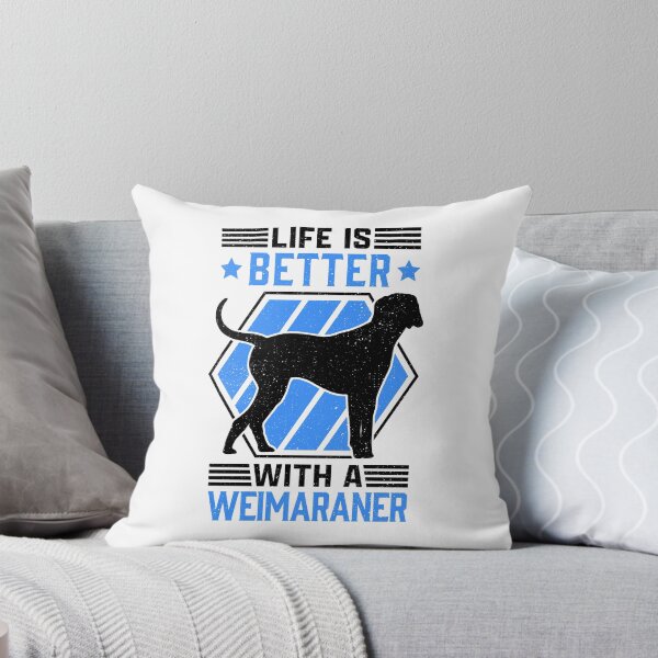 Item preview, Living with a Weimaraner Pointer Weimaraner designed and sold by madgrfx.