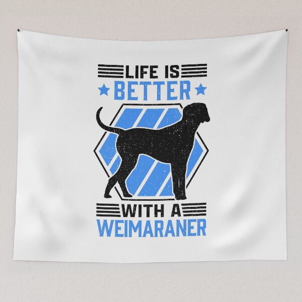Item preview, Living with a Weimaraner Pointer Weimaraner designed and sold by madgrfx.